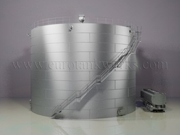 Serbatoio cilindrico verticale in acciaio da 3000 m³