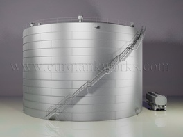 Serbatoio cilindrico verticale in acciaio da 10000 m³
