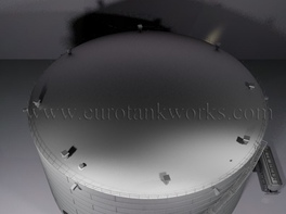 Serbatoio cilindrico verticale in acciaio da 20000 m³